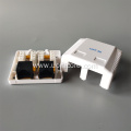 double ports cat5e surface mount box